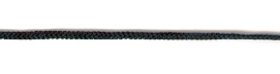 Knit Cord Black, per mtr