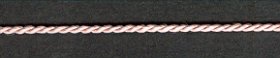 2mm, 3 Ply Cord Dusty Rose per mtr