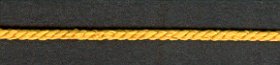 3mm, 3 Ply Cord Old Gold per mtr 3mm, 3 Ply Cord Old Gold per mtr