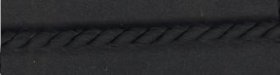 Rayon Cord 5mm Black price per mtr