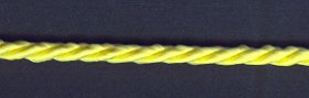 Rayon Cord 5mm Primrose price per mtr Rayon Cord 5mm Primrose price per mtr