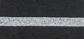 Metallic Silver 8mm wide Metallic Silver 8mm wide
