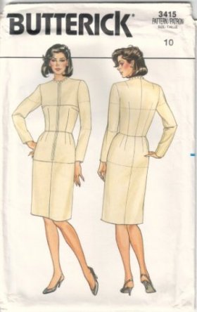 Butterick 3415 Size 10 Pattern Butterick 3415 Size 10 Pattern