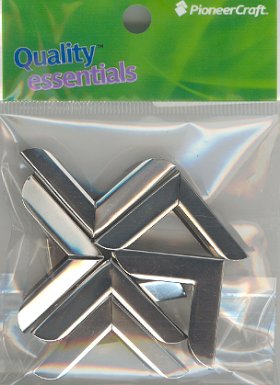Corners 431 Silver 30x7x4mm (Packx8p) Corners 431 Silver 30x7x4mm (Packx8p)