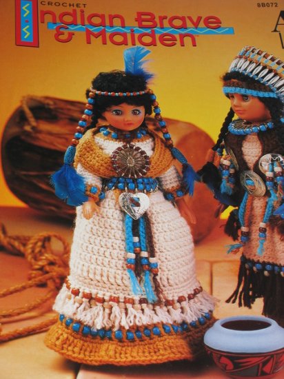 (image for) Crochet Indian Brave & Maiden