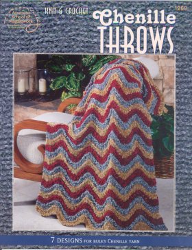 Knit & Crochet Chenille Throws Knit & Crochet Chenille Throws