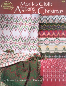 Monk's Cloth Afghans for Christmas