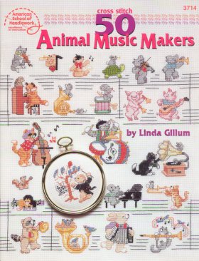 Cross Stitch 50 Animal Music Makers