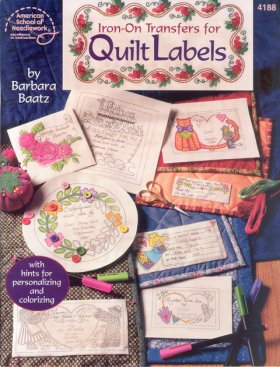 Iron-On Transfers for Quilt Labels Iron-On Transfers for Quilt Labels