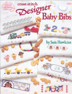 Cross Stitch Designer Baby Bibs
