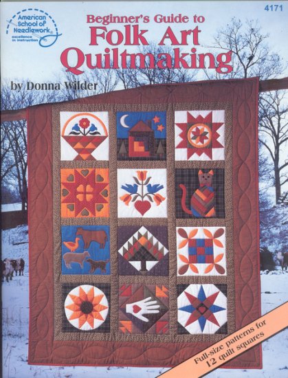 (image for) Beginner\'s Guide to Folk Art Quiltmaking