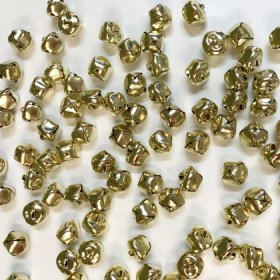 Jingle Bells Gold 15 mm 100 piece bag