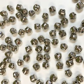 Jingle Bells Nickel 15 mm 100 piece bag