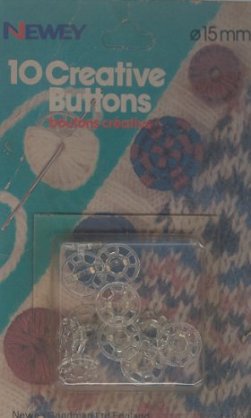 15mm Button creative (Pkt x10)