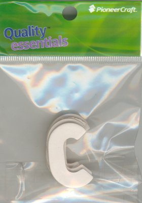 Set Small Alphabet (C)10 pack. Size 33x23mm
