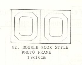 Double Book Photo Frame Kit 6p Set.