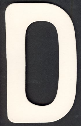 Upper Case Alphabet (D)1 piece Upper Case Alphabet (D)1 piece