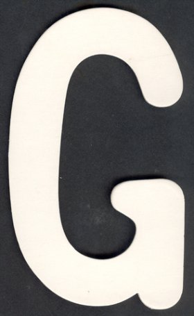 Upper Case Alphabet (G)1 piece Upper Case Alphabet (G)1 piece