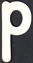 (image for) Set Small Alphabet (C)10 pack. Size 33x23mm