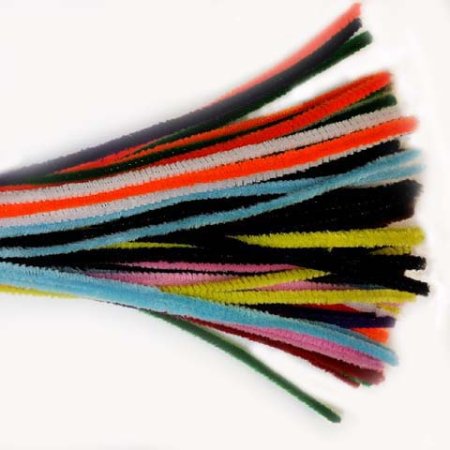 (image for) Chenille Sticks 6mm; Multi 100p