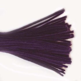 Chenille Sticks 6mm; Purple 100p Chenille Sticks 6mm; Purple 100p