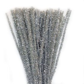 CS Glitter 6mm Silver 100p