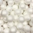 60mm White Polystyrene Foam Ball 100p
