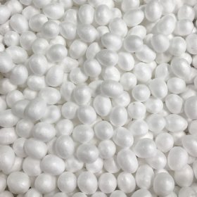 40mm White Polystyrene Foam Egg