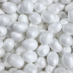 60mm White Polystyrene Foam Egg