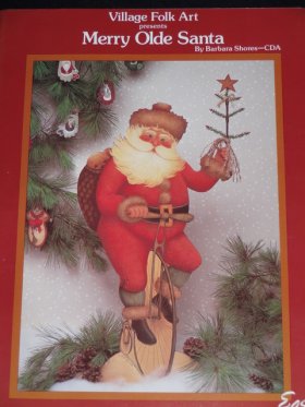 Village Folk Art Presents Merry Olde Santa