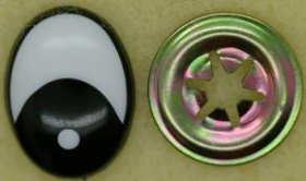 Comic Eyes, 17 x 10mm