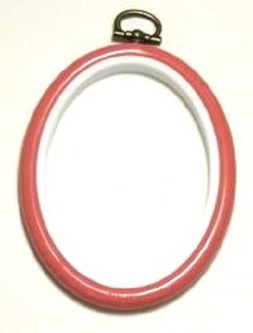 Flexi Hoop Oval 2 x 3in Pink 1p