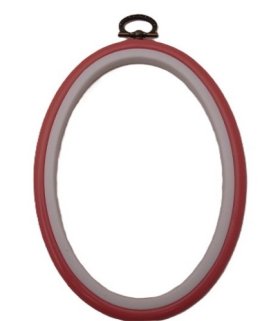 Flexi Hoop Oval 8 x 10in Pink 1p