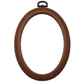Flexi Hoop Oval 8 x 10in Wood Grain 1p