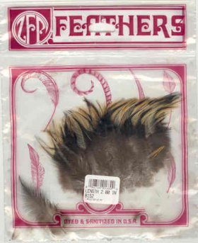 Badger Hackle Strung Natural ea