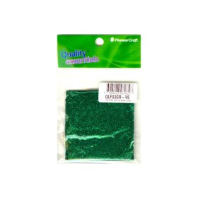 Fine Glitter .3mm 6g Sachet, Green