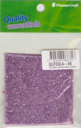 Fine Glitter .3mm 6g Sachet, Lavender