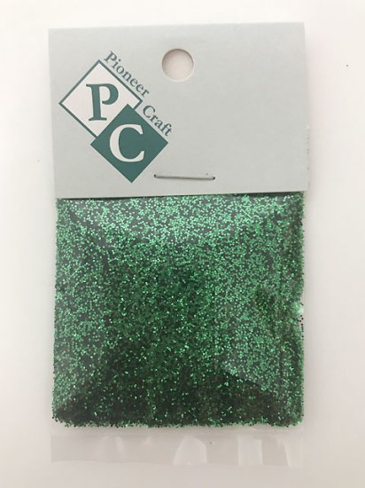 (image for) Fine Glitter .3mm 6g Sachet, Xmas Green