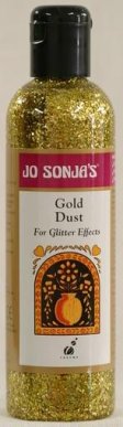 (image for) DecoArt Patio Paint, Outdoor Glitter 2oz Gold Dust