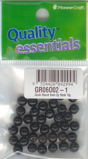 (image for) 6mm Op Black 10g