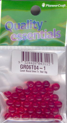 6mm Tr Red 10g