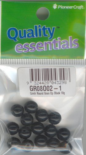 8mm Op Black 10g 8mm Op Black 10g
