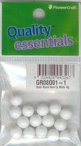 8mm Op White 10g 8mm Op White 10g