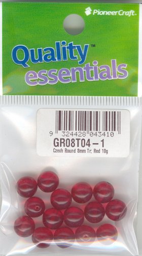 8mm Tr Red 10g