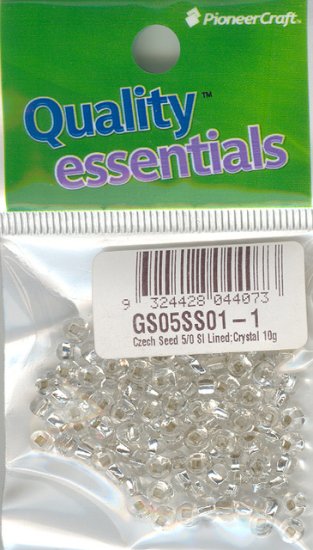 (image for) Czech Seed 5/0 SLS Lined Crystal 10g