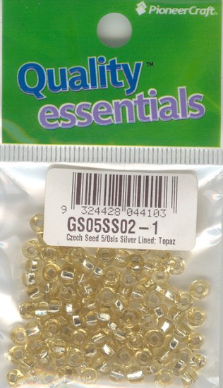(image for) Czech Seed 5/0 SLS Lined Topaz 10g