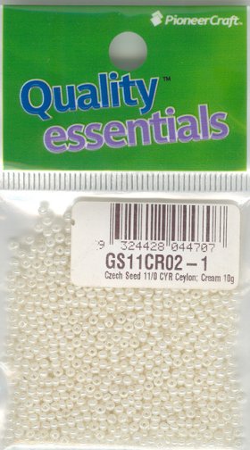 Czech Seed 11/0 CYR Ceylon; Cream 10g