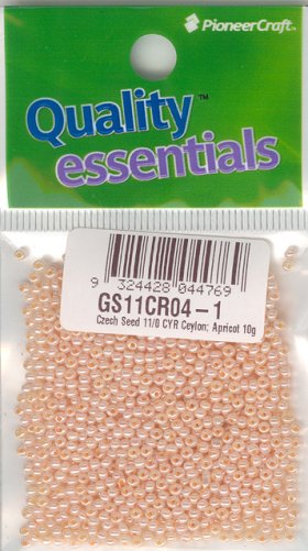 Czech Seed 11/0 CYR Ceylon; Apricot 10g