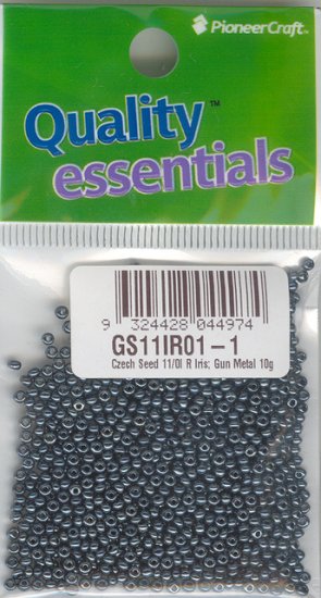 (image for) Czech Seed 11/0I R Gun Metal 10g