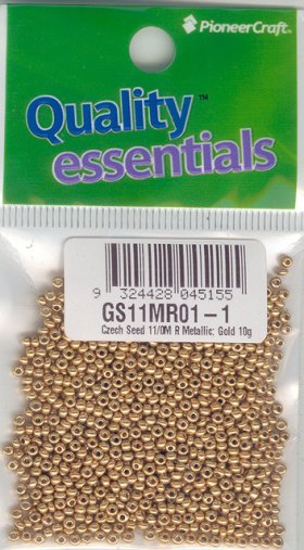 Czech Seed 11/0M R Met Gold 10 grams